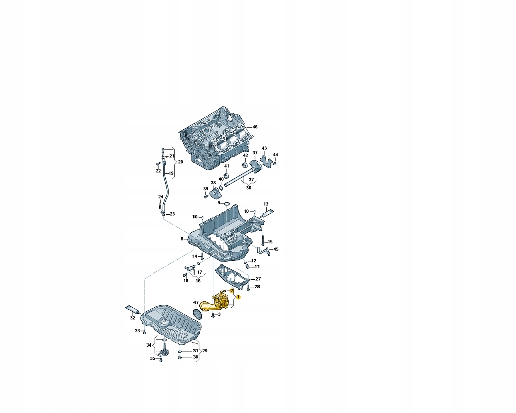 фото №1, Насос масла с насос вакуумa audi 059115103bq