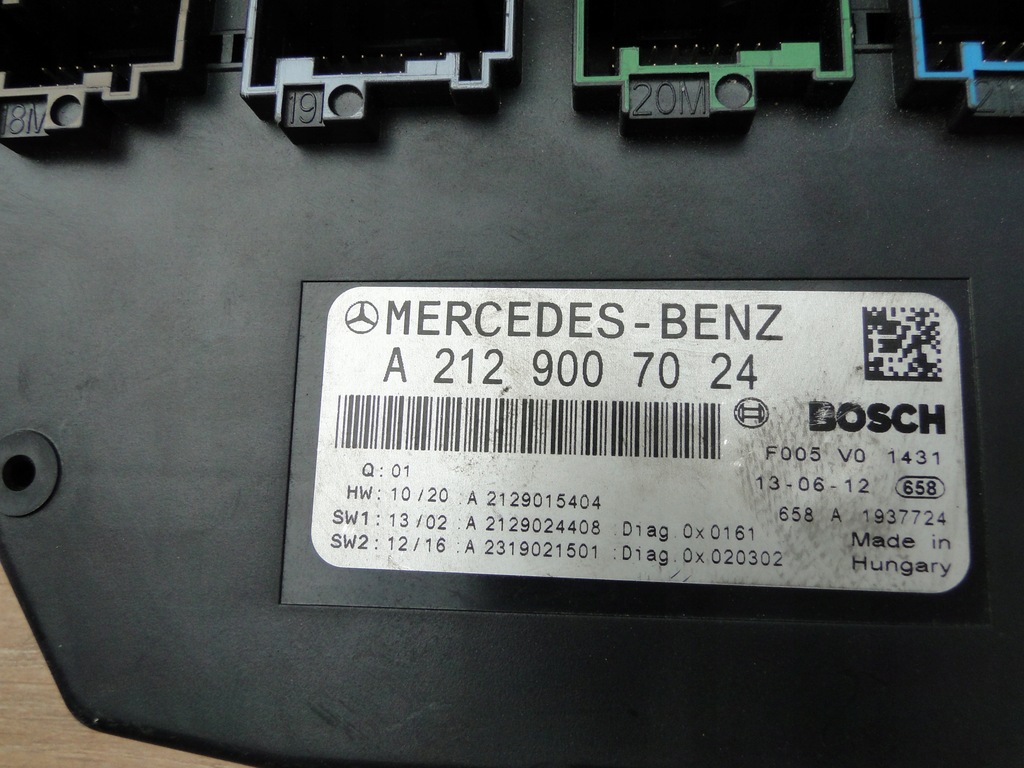 фото №5, Mercedes w218 w212 модуль sam