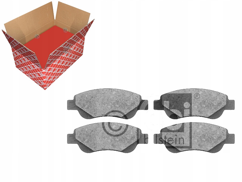 фото №1, Feb16589 тормозные колодки тормозной. toyota aygo 05-