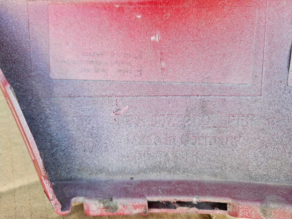 фото №9, Porsche taycan 9j1 19- бампер перед передний 9j1807221d