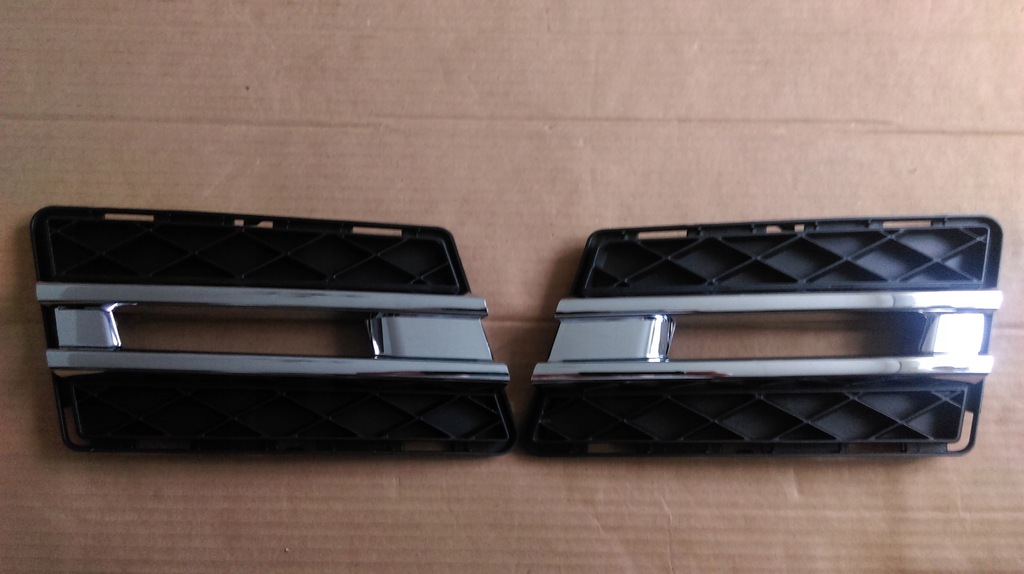 фото №1, Решітка радіатора+ хром бампер led mercedes glk 2008-2012 przed lift права+ ліва nowa