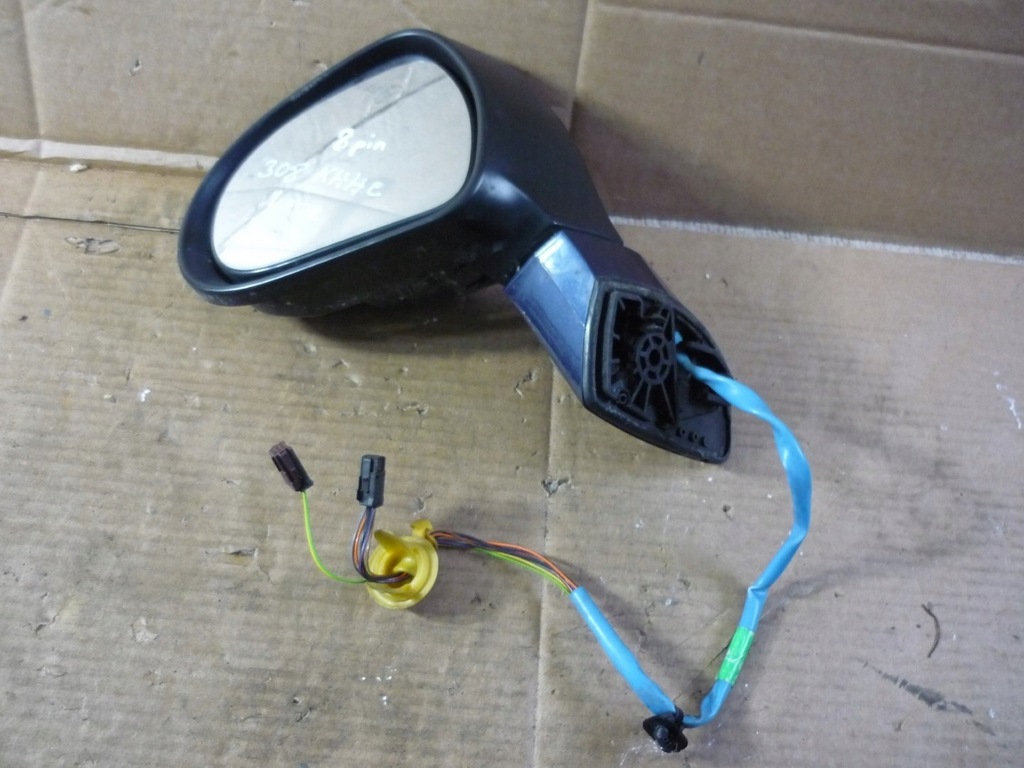 фото №1, Peugeot 308 i khhc зеркало левая 8pin