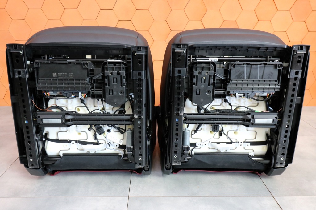 фото №16, Bmw 7' g70 i7 g70 салон сиденья sport с подогревом bowers veganza burgundy