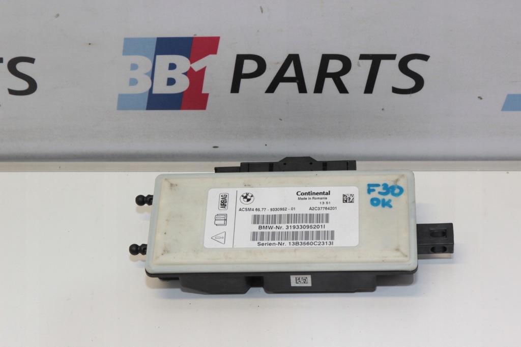 фото №1, Bmw f30 модуль блок керування подушок подушка безпеки acsm 9330952