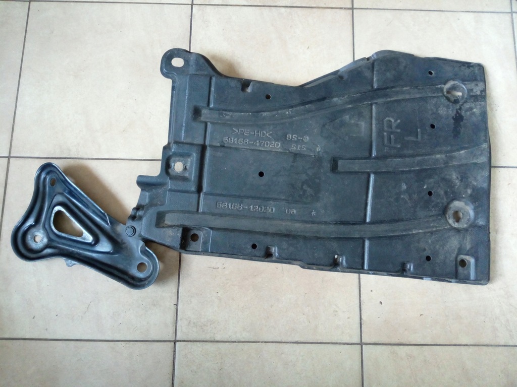 фото №6, Защита подвеска левый задняя prius 3 iii 58166-47020