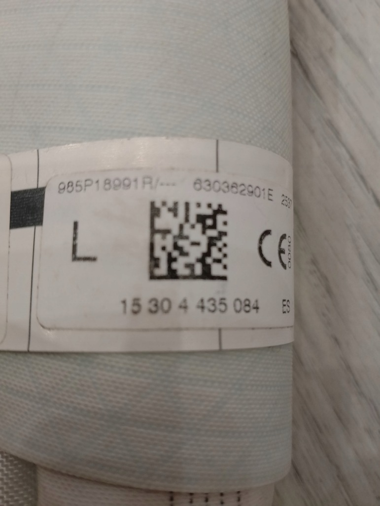 фото №2, Подушка безпеки шторка безпеки повітряна ліва renault espace 5 5двері 985p18991r