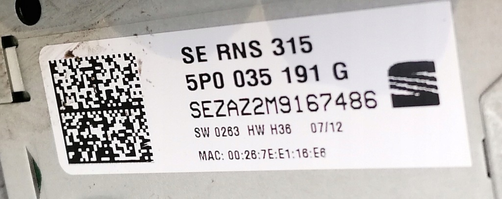 фото №2, Seat altea xl 12r навигация navi радио cd автомагнитола 5p0035191g