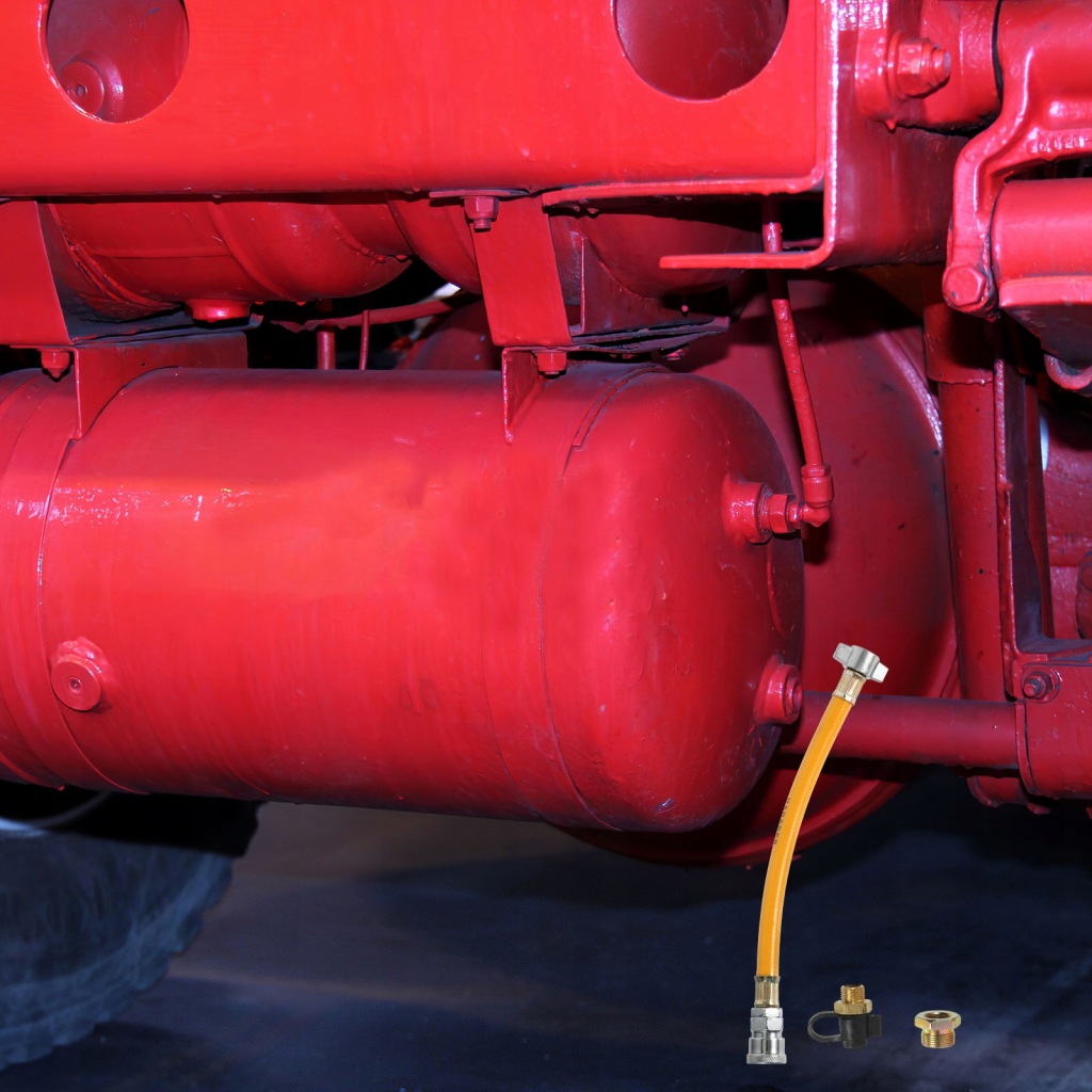 фото №13, Балон з gazem шланг повітря клапан впускний повітря бак газу pył