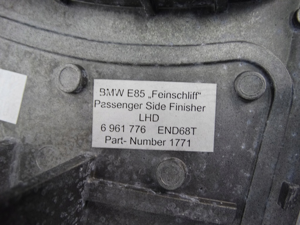 фото №9, Bmw z4 e85 панель середній молдинг декоративна алюміній