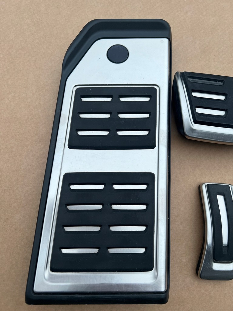 фото №7, Audi q7 sq7 4m q8 4m8 оригінальні накладки na педалі хром