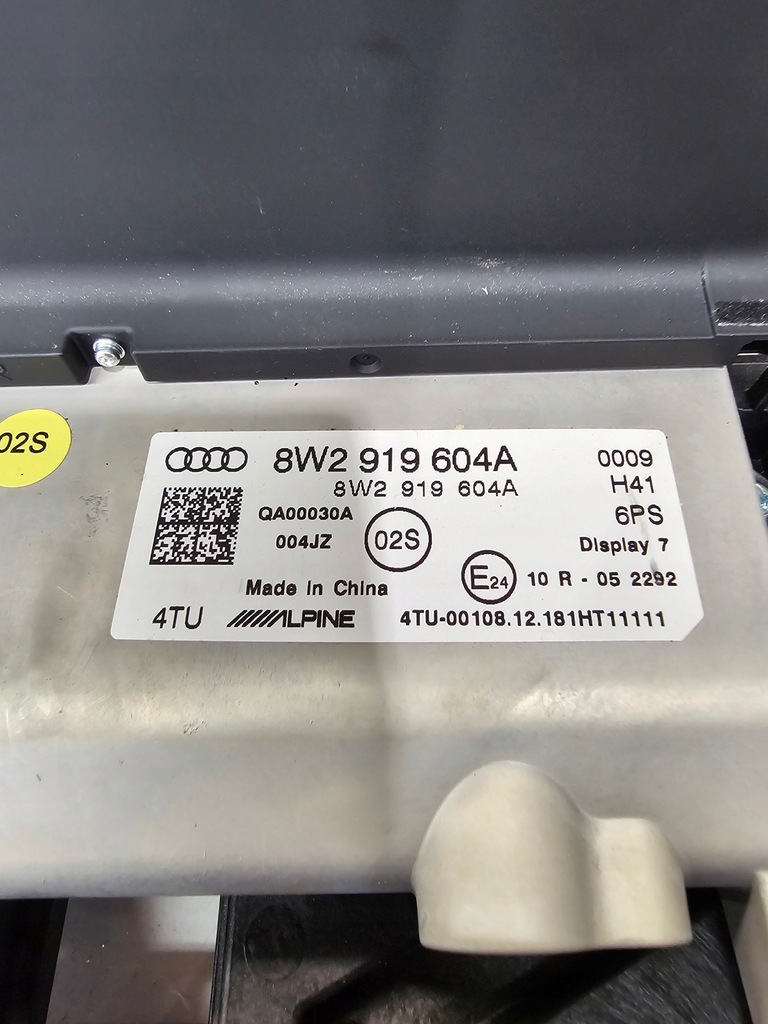 фото №7, Дисплей lcd mmi a4 b9 s5 a5 8w 8w2919604a