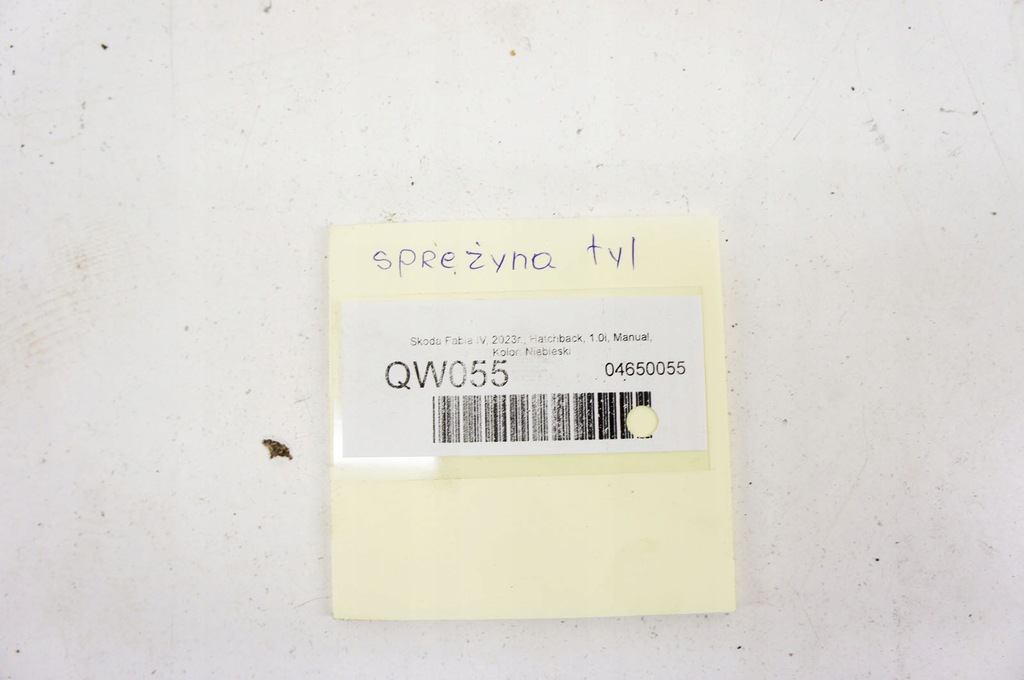 фото №9, Qw054+ skoda fabia iv 21- 1.0i пружини задня задні комплект 2q0511121cj