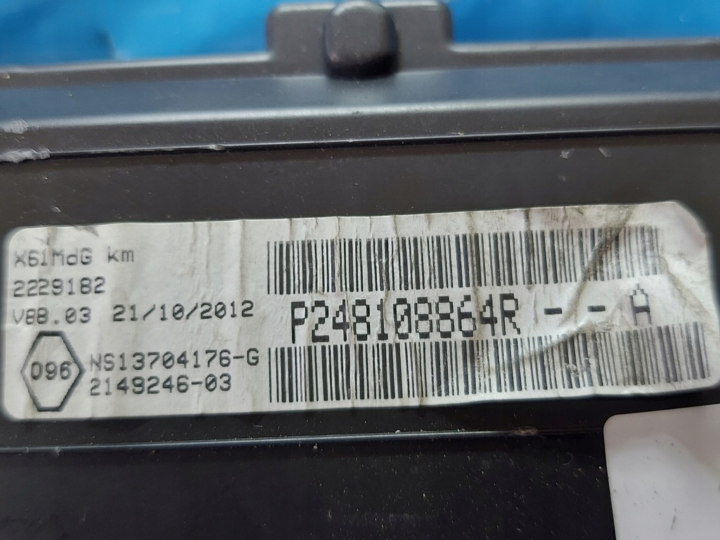 фото №9, Лічильник приладова панель renault kangoo fwo 1.5 dci p24810886r