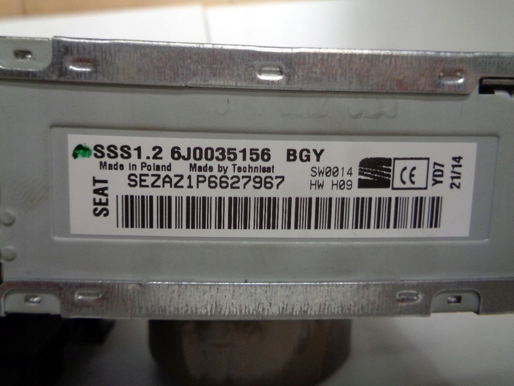 фото №5, Seat ibiza iv 4 радіо mp3 6j0035156 technisat