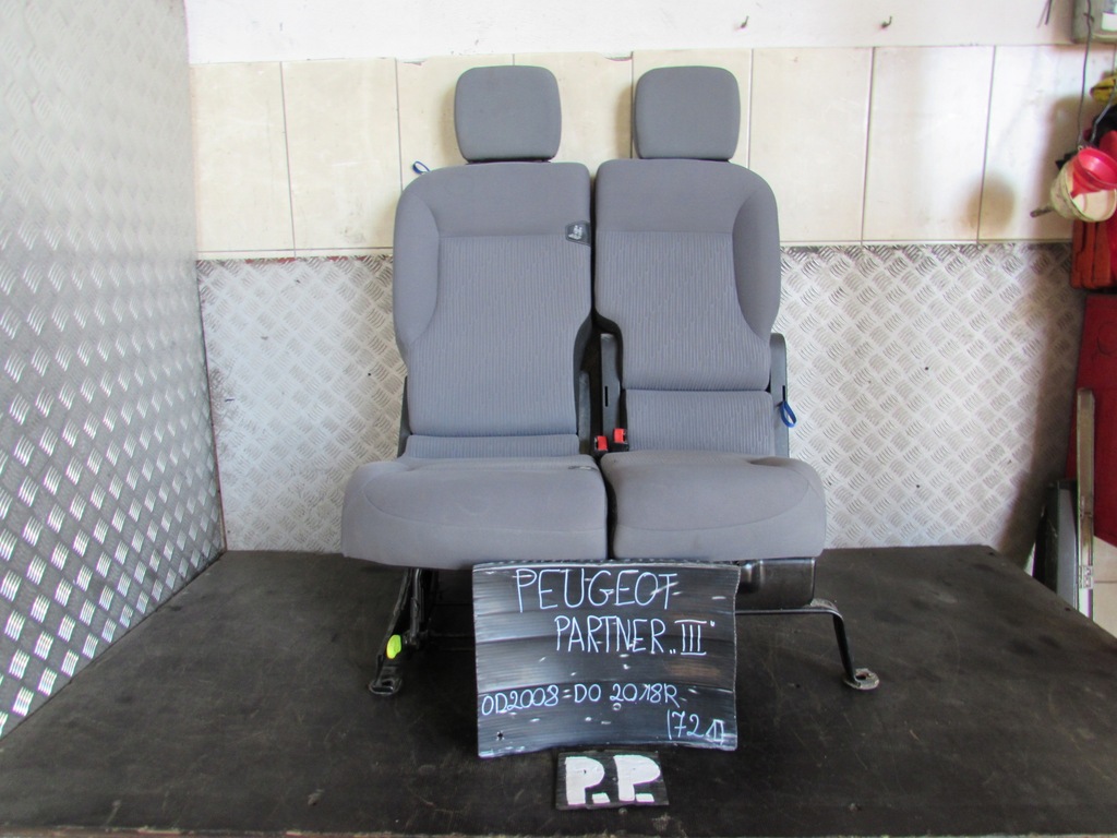 фото №1, Сидіння правий перед peugeot partner iii 08-18 r.