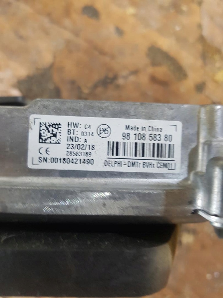 фото №3, Модуль запуск стоп opel crossland x 9810858380