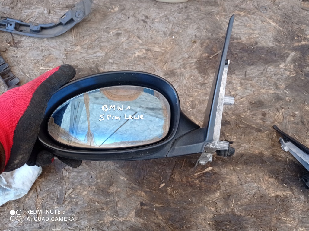 фото №1, Дзеркало ліва 5 pin bmw 1 e87