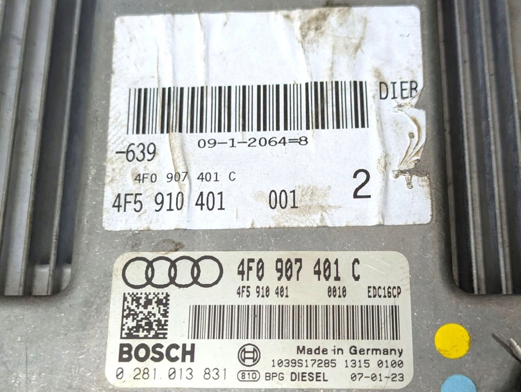 фото №11, Набір стартовий audi a6 c6 2007 4f0907401c