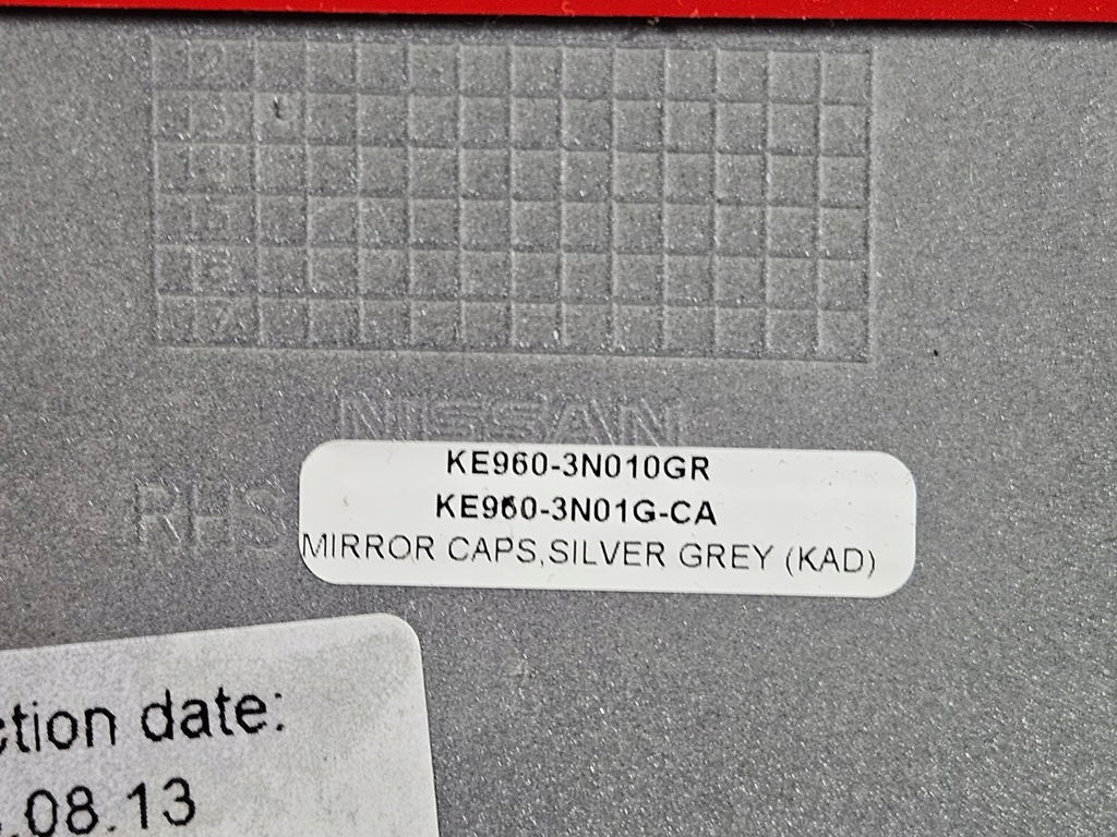фото №8, Nowe накладки накладки дзеркало двері nissan micra iv k13 leaf ze0 silver