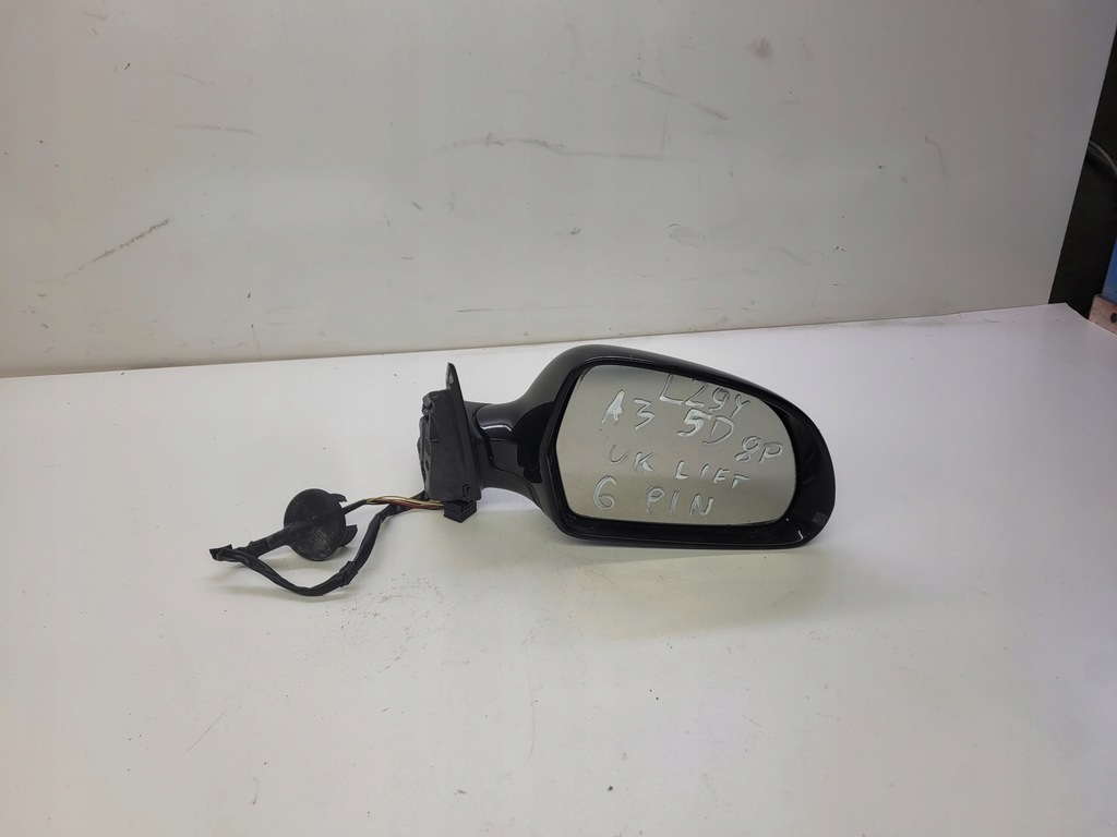 фото №1, Дзеркало зовнішнє праве audi a3 8p lift lz9y uk