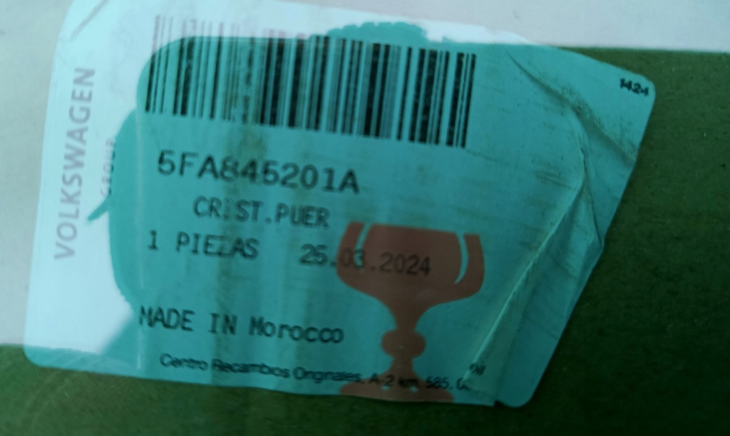 фото №12, Стекло задняя задняя дверь левая seat leon iv 5fa845025e