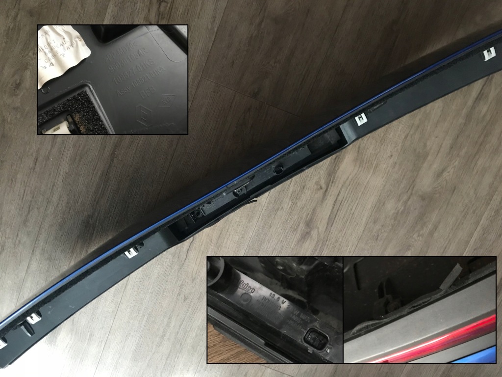 Renault megane iv hb 2015-2023 спойлер кришки багажника + світло стоп оригінальний номер Ціна