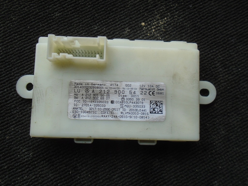 фото №1, Mercedes x166 модуль keyless go блок управления gl 2014r