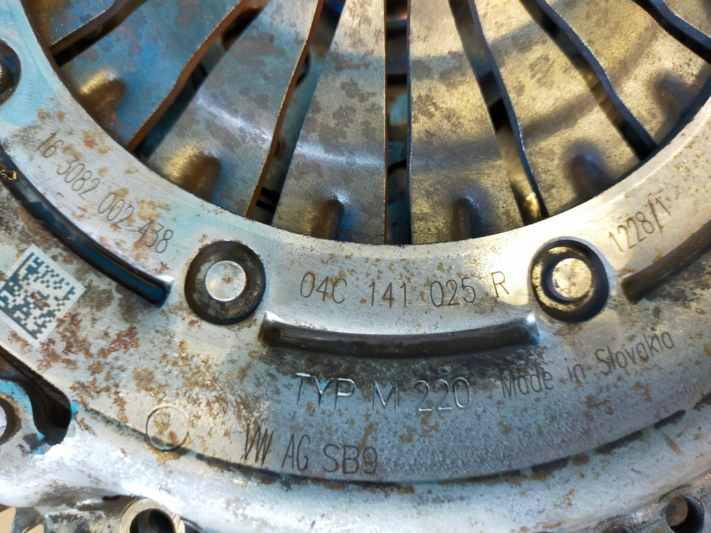 фото №11, Skoda karoq kar 2018r 1.0 tsi 85kw зчеплення маховик з двома масами 04c141025r