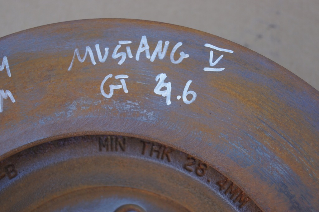 фото №6, Тормозные диски тормозные перед ford mustang v 315mm