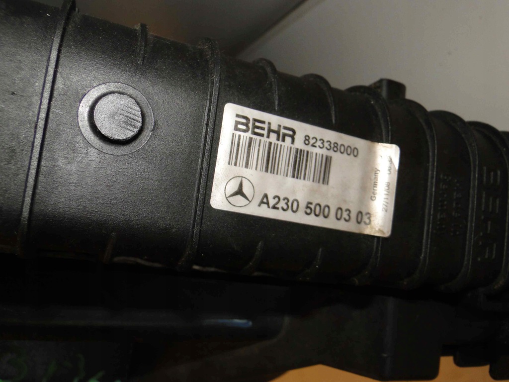 фото №8, Mercedes комплект радіатор вентилятор радіатор sl r230 230 amg lift