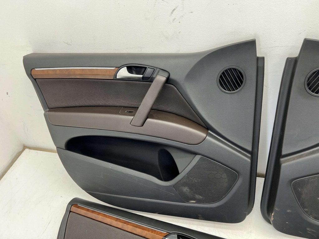 фото №11, Audi q7 4l сиденья комплект 7 человек коричневые обшивки подогрев