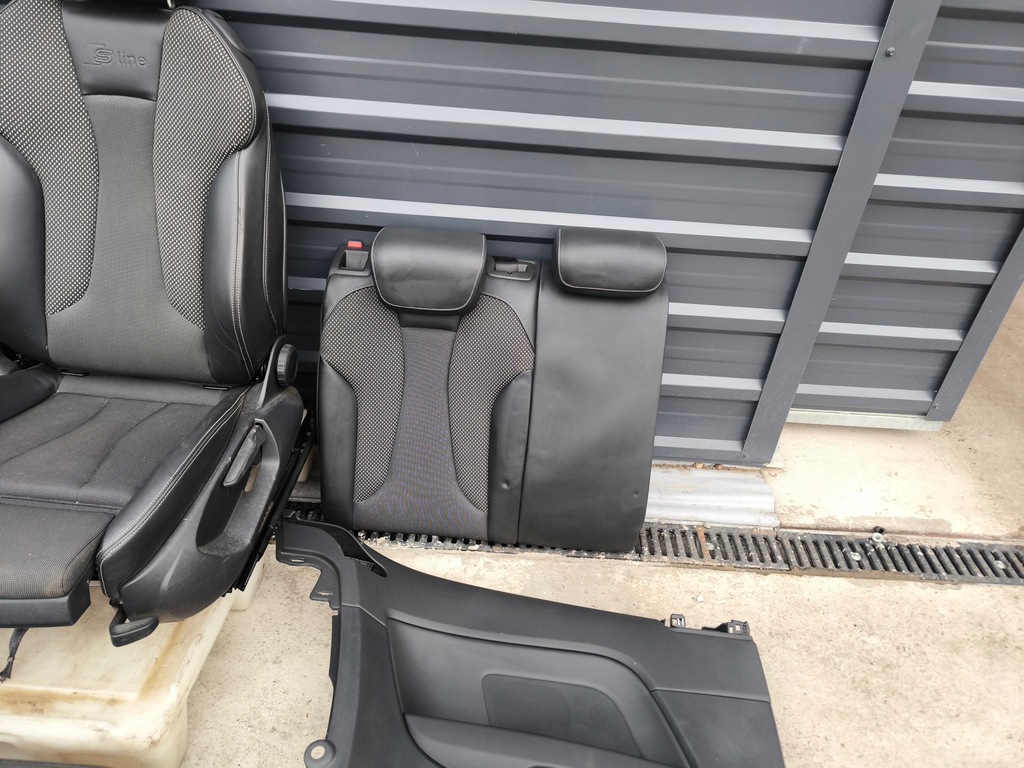 фото №7, Сидіння сидіння комплект audi a3 8v 3-двері шкіра+ матеріал s line 2 !!!