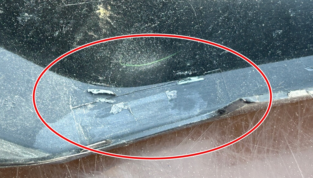 фото №9, Молдинг бампера перед mitsubishi outlander iii lift 6405a212