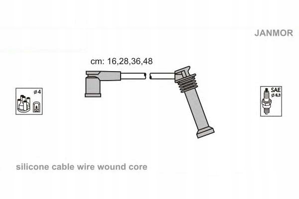 фото №2, Провода зажигания kpl. janmor