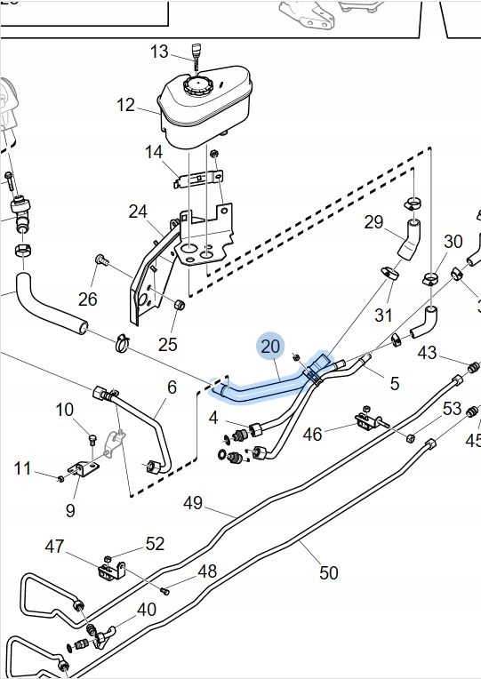 фото №4, Шланг трубка системы рулевой scania ngs r s p g 2653707 b-b