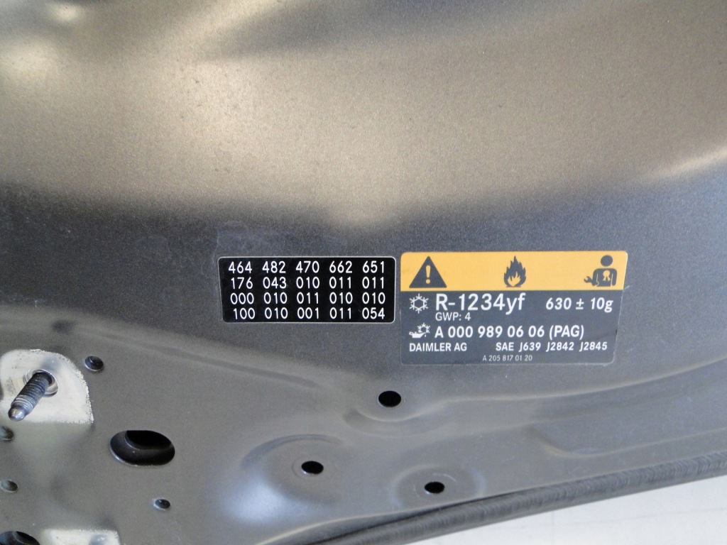 фото №11, Mercedes a klasa w176 176 lift капот кришка двигуна 662 szary mat