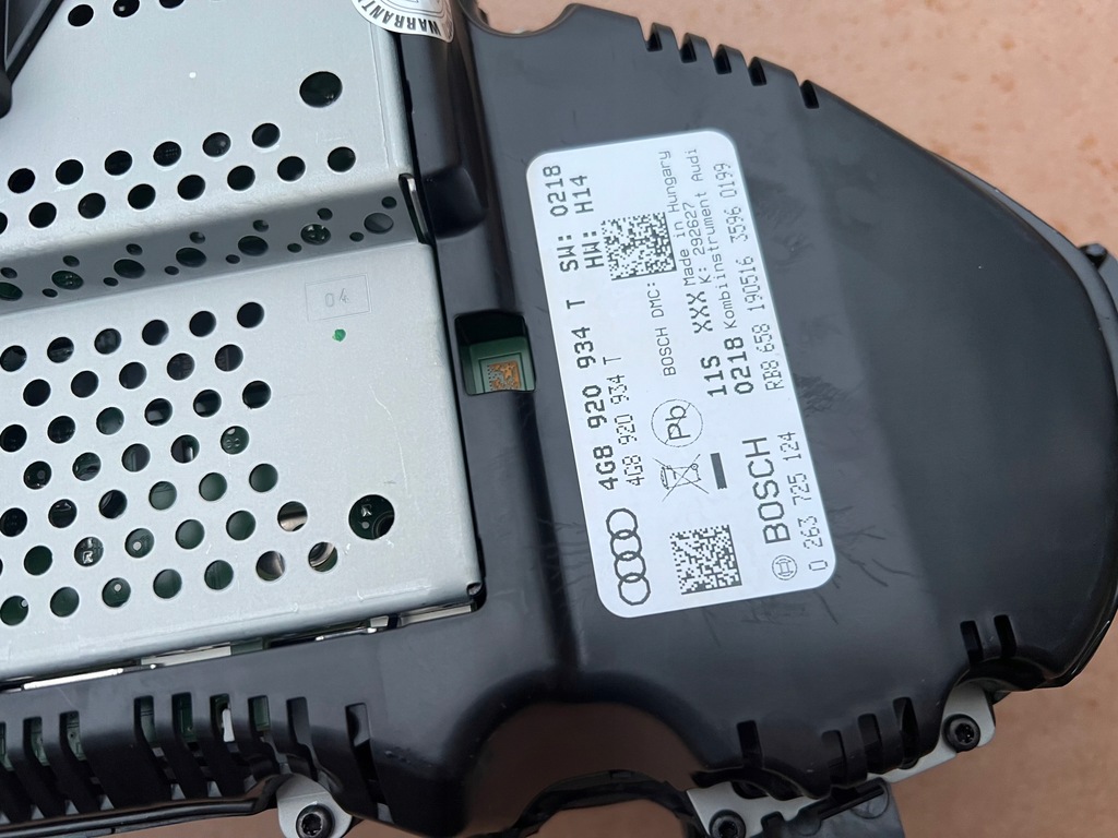 фото №4, Audi a7 a6 c7 4g lift acc 4g8920934t tfsi счетчик приборы 22km