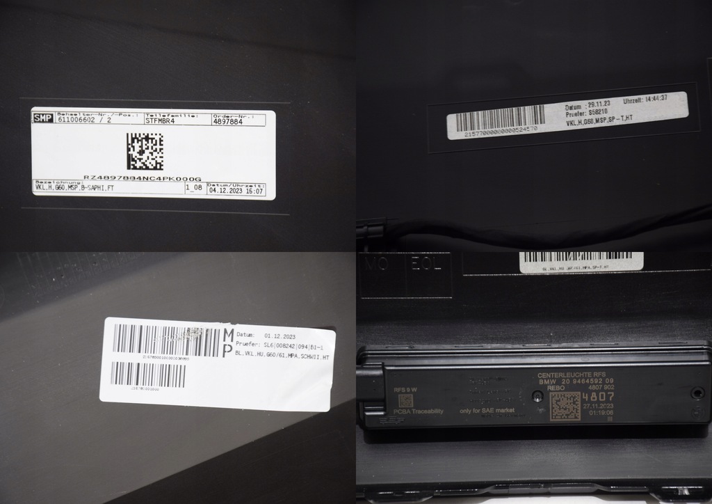 фото №16, Bmw 5 g60 бампер задняя m-pakiet 6 pdc black sapphire 475