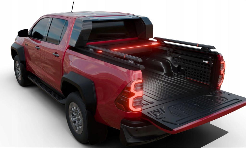 фото №9, Шторка обшивка рулонна кузов алюмінієва електрична toyota hilux gr 2024+