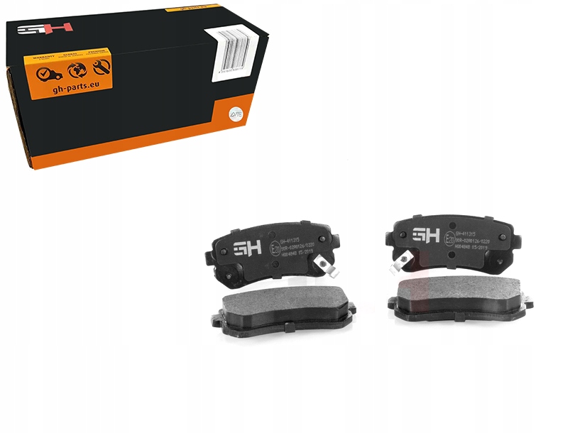 фото №13, Тормозные колодки ham задняя hyundai i20 2008-, kia rio 2005-, cee'd 2006- [93.1 41 15.