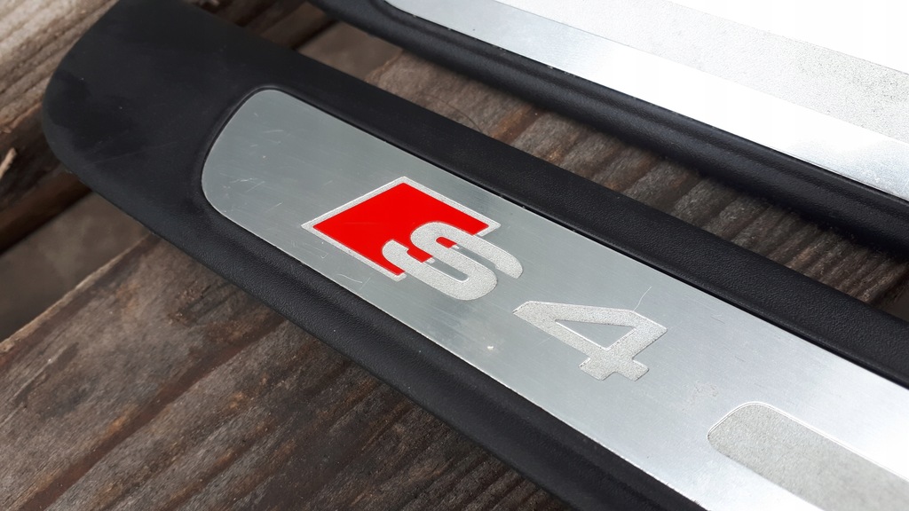 фото №9, S4 b8 a4 накладки пороговые sline накладки na пороги 4x