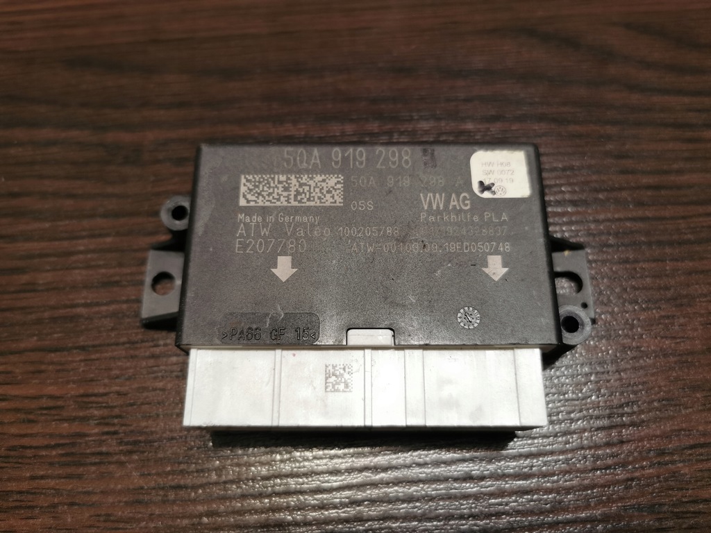 фото №1, Блок керування pdc volkswagen оригінальний номер 5qa919298h