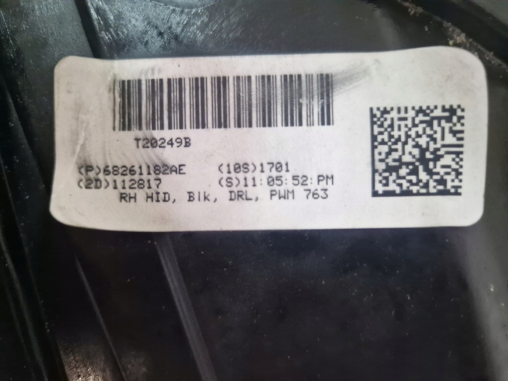 фото №9, Dodge durango 2019- лампа ксенон левая правая комплектная led czarna версия usa