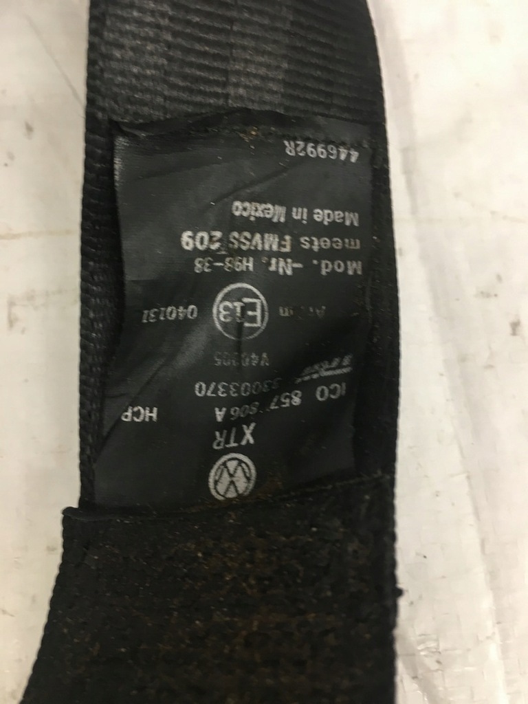 фото №10, Pas безопасности левый задняя new beetle 1c0857805a