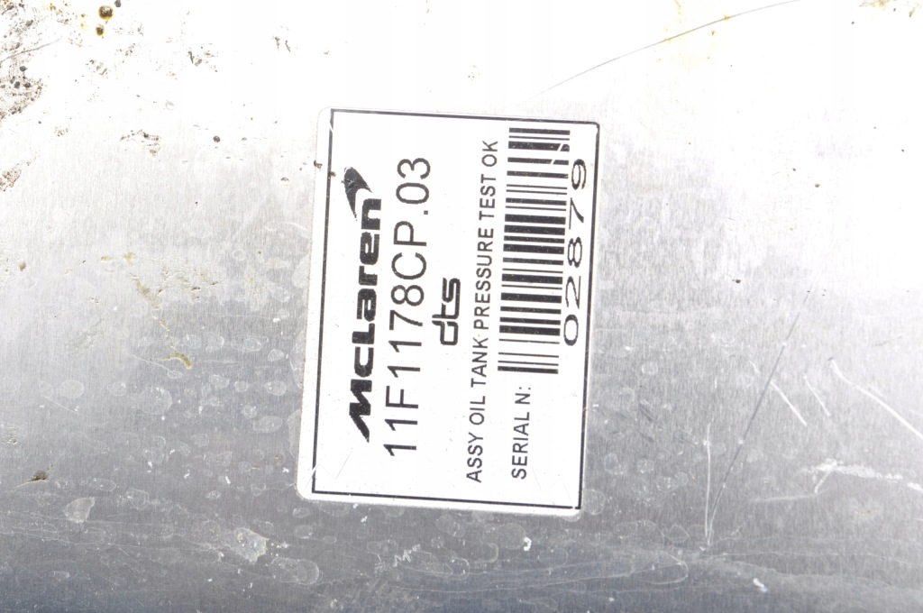 Mclaren 650s 3.8 v8 twin-turbo бак масла 11f1178cp.03 Недорого
