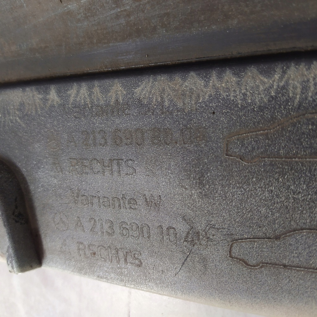 фото №13, Mercedes w213 молдинг поріг накладка права хром a2136901040