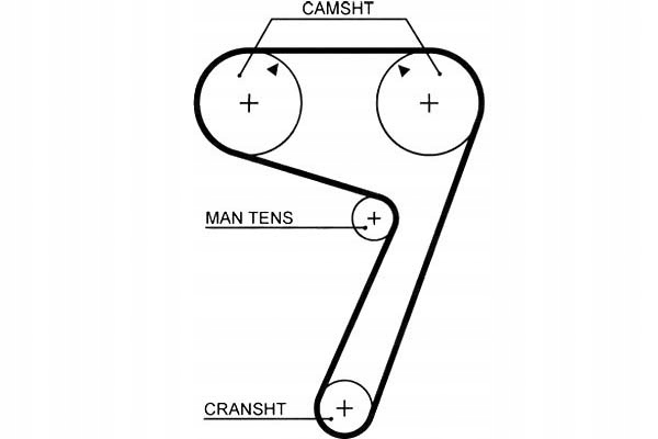 фото №2, Ремінь розподільного валу fiat regata ritmo tipo lancia delta