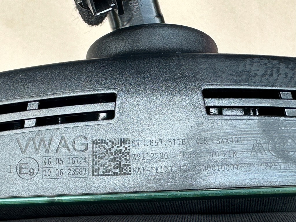 фото №6, Зеркало внутреннее volkswagen 57l857511b