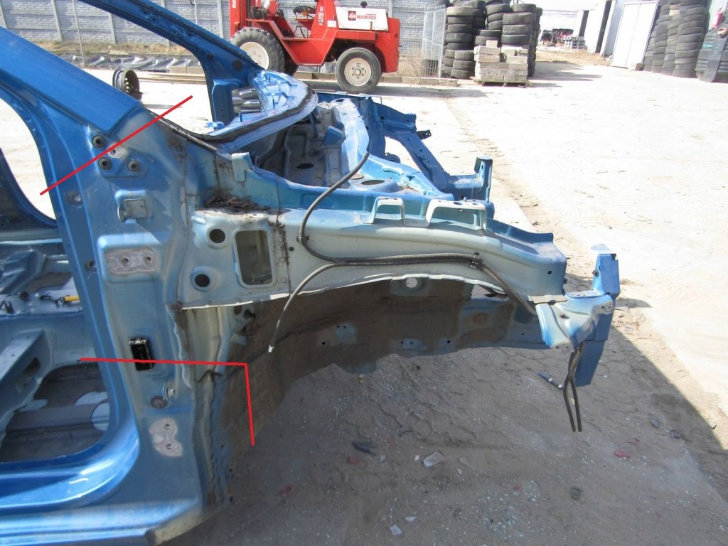 Купить Kia rio iv 1.2 22r рестайлинг  лонжерон правая четверть передняя