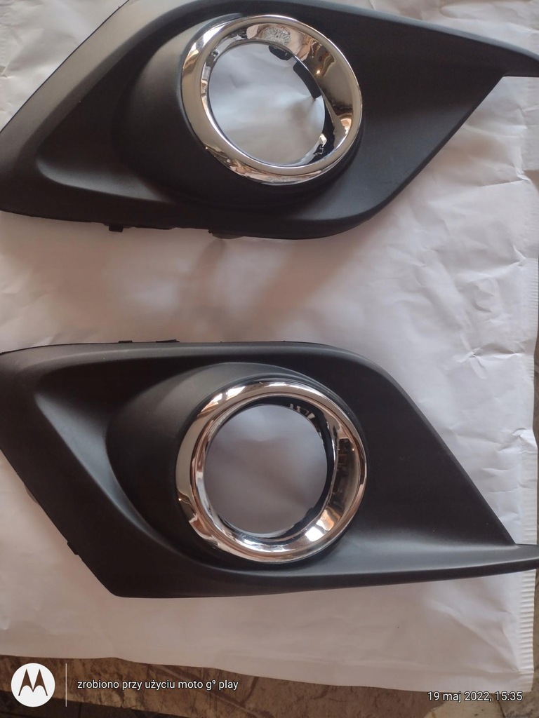 фото №1, Mazda 3 bm 13+ рамка протитуманна фара хром решітка ліва